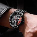 Hub Wheel Wristwatch