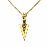 Men Pendant Necklaces, Gothic Vintage Angel Wings Feather Pendant Stainless Steel Necklaces. Man Jewely