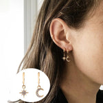 Crystal Flower Earrings