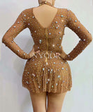 Rhinestones Dress