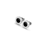 Trendy Exquisite Zircon Stainless Steel Stud Earrings For Women Classic Korean Geometric Crystal Earrings Gifts Fashion Jewelry