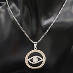 Jewish Tetragrammaton Hebrew Pentagram Stainless Steel Necklaces for Men Gold Color Male Chain Jewelry colar masculino N1163S