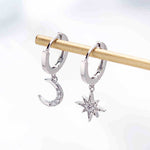 Crystal Flower Earrings