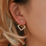 Crystal Flower Earrings