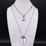 Razor Blade Pendant Necklace