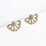Crystal Flower Earrings