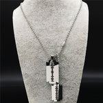 Razor Blade Pendant Necklace