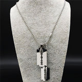 Razor Blade Pendant Necklace