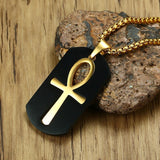 Ankh Cross Pendant Necklace