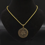 Witchcraft Pentagram Stainless Steel Chain Necklace for Men Gold Color Necklaces & Pendants Jewelry collier homme N2045S02