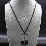 Razor Blade Pendant Necklace