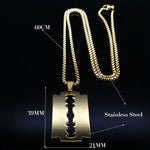 Razor Blade Pendant Necklace