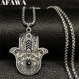 Hamsa Hand Necklace