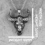 Domineering Bull Demon Tauren Stainless Steel Men Necklaces Pendants Chain for Boyfriend Male Jewelry Creativity Gift Wholesale