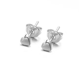 Trendy Exquisite Zircon Stainless Steel Stud Earrings For Women Classic Korean Geometric Crystal Earrings Gifts Fashion Jewelry