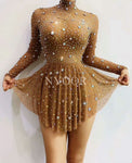 Rhinestones Dress