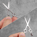 Scissors Haircut Barber Men Necklaces Pendants Chain Punk for Boyfriend Male Stainless Steel Jewelry Creativity Gift Wholesale