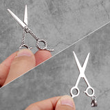 Scissors Haircut Barber Men Necklaces Pendants Chain Punk for Boyfriend Male Stainless Steel Jewelry Creativity Gift Wholesale