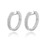 Square Circle Hoop Earrings For Women Luxury Stainless Steel Earring 2023 Trend Elegant Wedding Jewelry Couple Gift aretes mujer