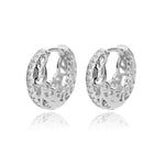 Square Circle Hoop Earrings For Women Luxury Stainless Steel Earring 2023 Trend Elegant Wedding Jewelry Couple Gift aretes mujer