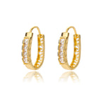 Square Circle Hoop Earrings For Women Luxury Stainless Steel Earring 2023 Trend Elegant Wedding Jewelry Couple Gift aretes mujer