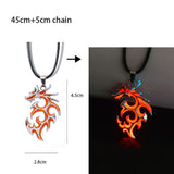 Luminous Dragon Pendant Necklace