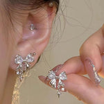 Crystal Flower Earrings