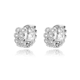 Square Circle Hoop Earrings For Women Luxury Stainless Steel Earring 2023 Trend Elegant Wedding Jewelry Couple Gift aretes mujer