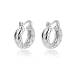 Square Circle Hoop Earrings For Women Luxury Stainless Steel Earring 2023 Trend Elegant Wedding Jewelry Couple Gift aretes mujer