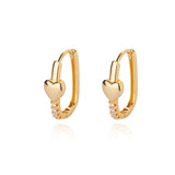 Square Circle Hoop Earrings For Women Luxury Stainless Steel Earring 2023 Trend Elegant Wedding Jewelry Couple Gift aretes mujer