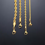 Stainless Steel Rope Chain Necklace
