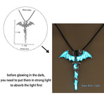 Luminous Dragon Pendant Necklace