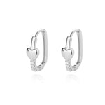Square Circle Hoop Earrings For Women Luxury Stainless Steel Earring 2023 Trend Elegant Wedding Jewelry Couple Gift aretes mujer