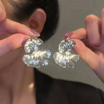 Crystal Flower Earrings