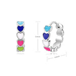Square Circle Hoop Earrings For Women Luxury Stainless Steel Earring 2023 Trend Elegant Wedding Jewelry Couple Gift aretes mujer
