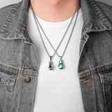 Men's Stainless Steel Boxing Necklace