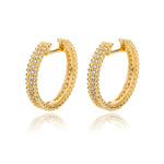 Square Circle Hoop Earrings For Women Luxury Stainless Steel Earring 2023 Trend Elegant Wedding Jewelry Couple Gift aretes mujer