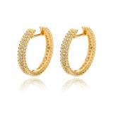 Square Circle Hoop Earrings For Women Luxury Stainless Steel Earring 2023 Trend Elegant Wedding Jewelry Couple Gift aretes mujer