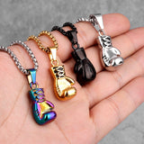 Men's Stainless Steel Boxing Necklace