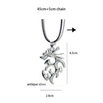 Luminous Dragon Pendant Necklace