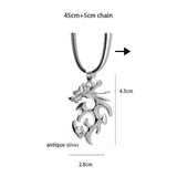 Luminous Dragon Pendant Necklace