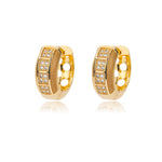 Square Circle Hoop Earrings For Women Luxury Stainless Steel Earring 2023 Trend Elegant Wedding Jewelry Couple Gift aretes mujer