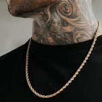 Stainless Steel Rope Chain Necklace