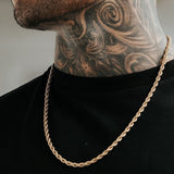 Stainless Steel Rope Chain Necklace